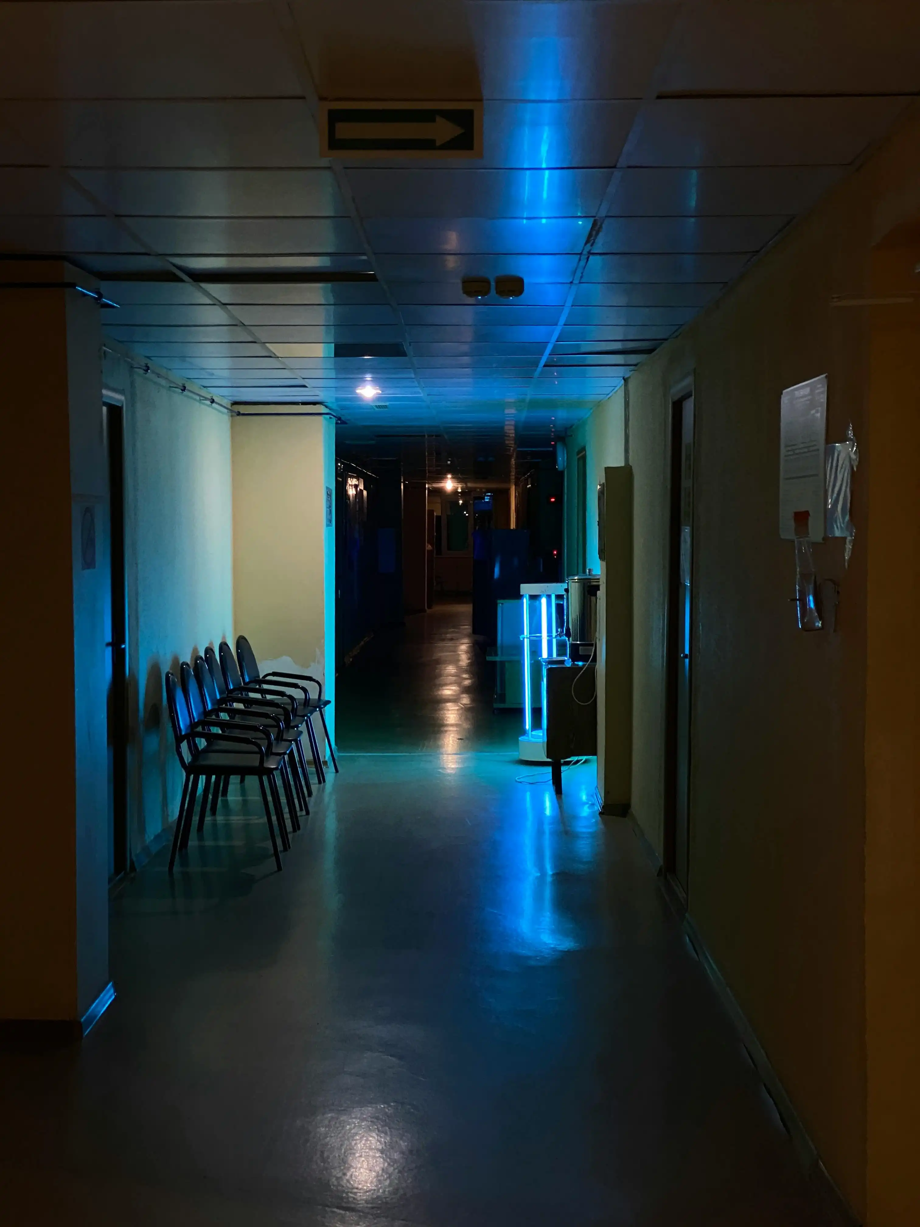 Hospital at night