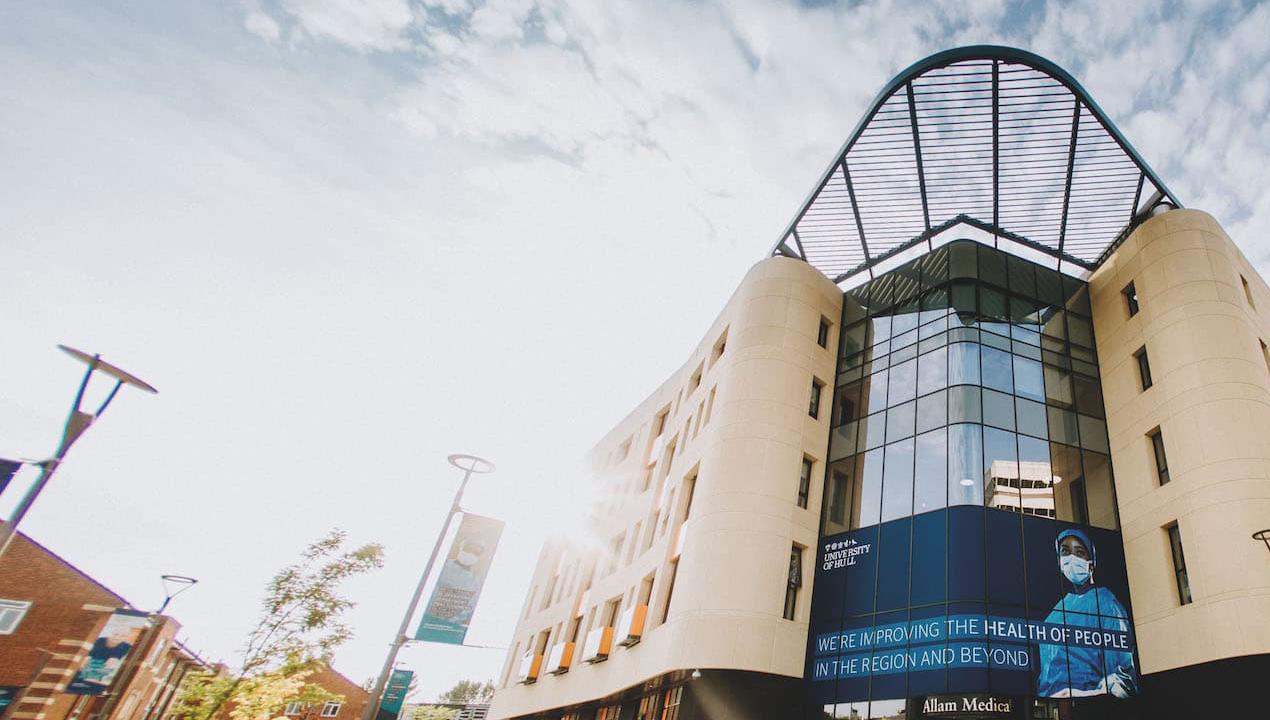 Exterior of the Allam Medical Building