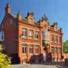 An exterior shot of the red bricked Wilberforce House in Hull