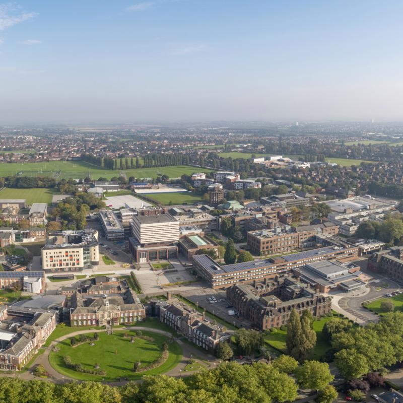 Campus Aerial from Cottingham Road