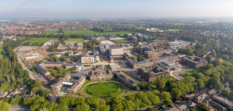Campus Aerial from Cottingham Road