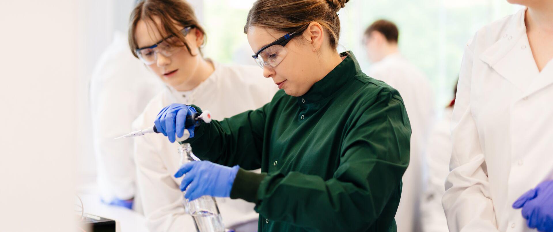 students in the Advanced Training Lab