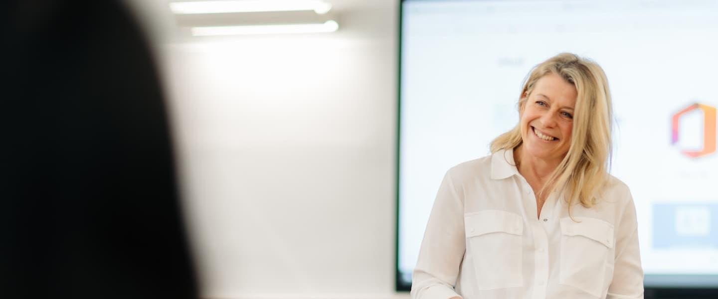 A lecture in the Business School's Creativity Room