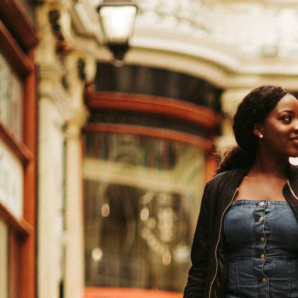 Students shopping in Hepworths Arcade, Hull city centre