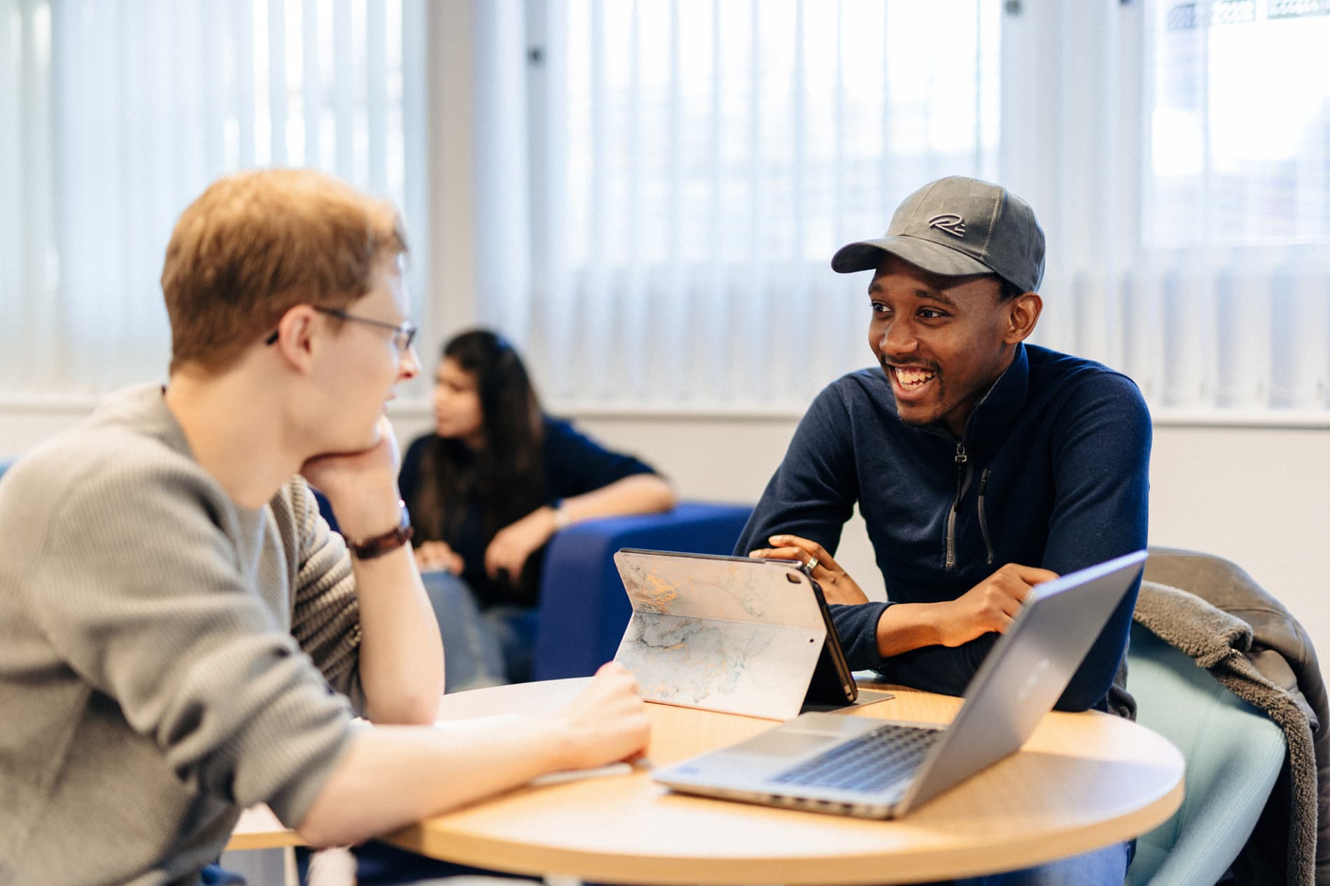 Students in the Fenner Collaboration Suite