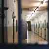 The interior of a prison corridor
