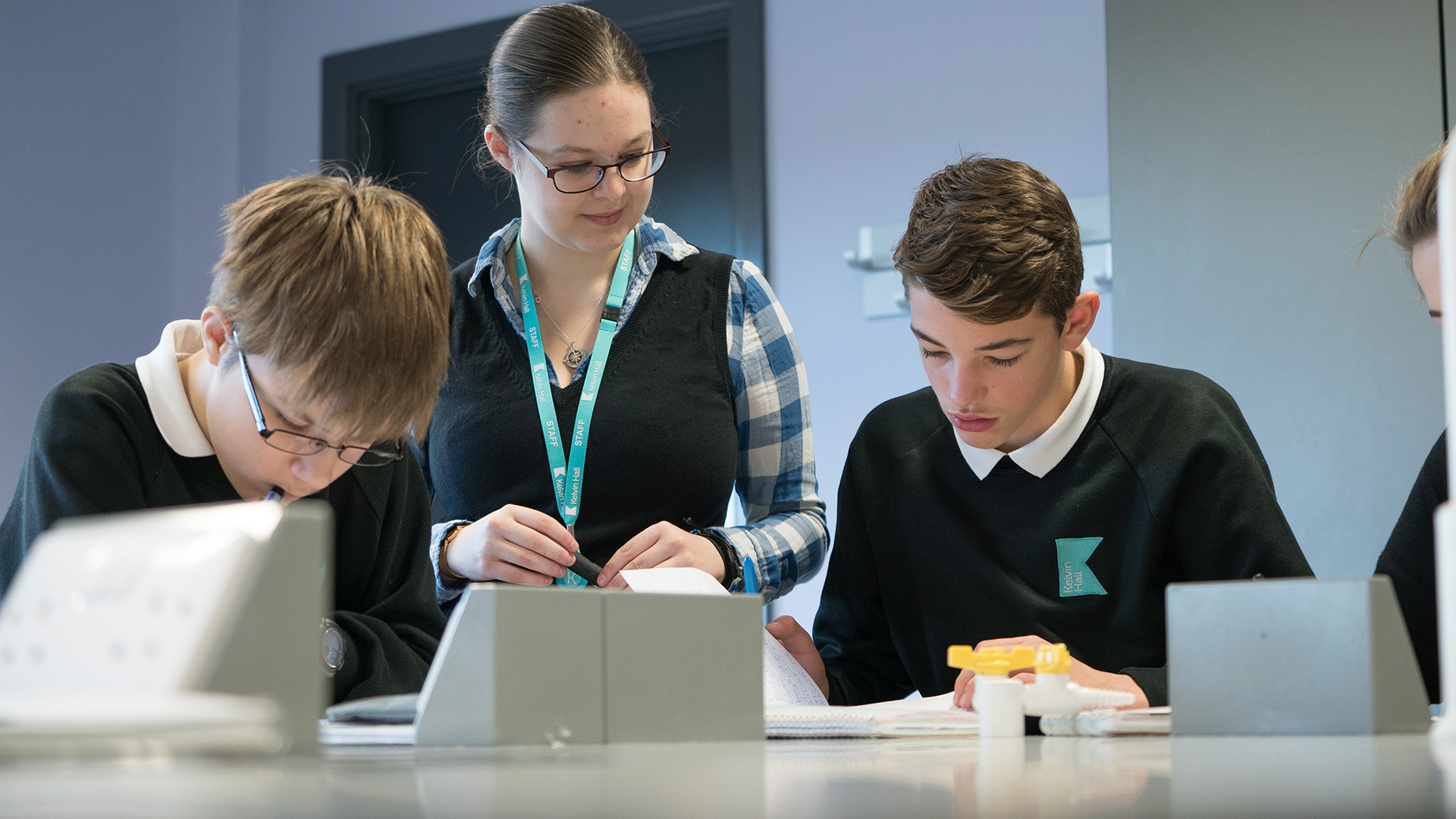 Science lab at Kelvin School
