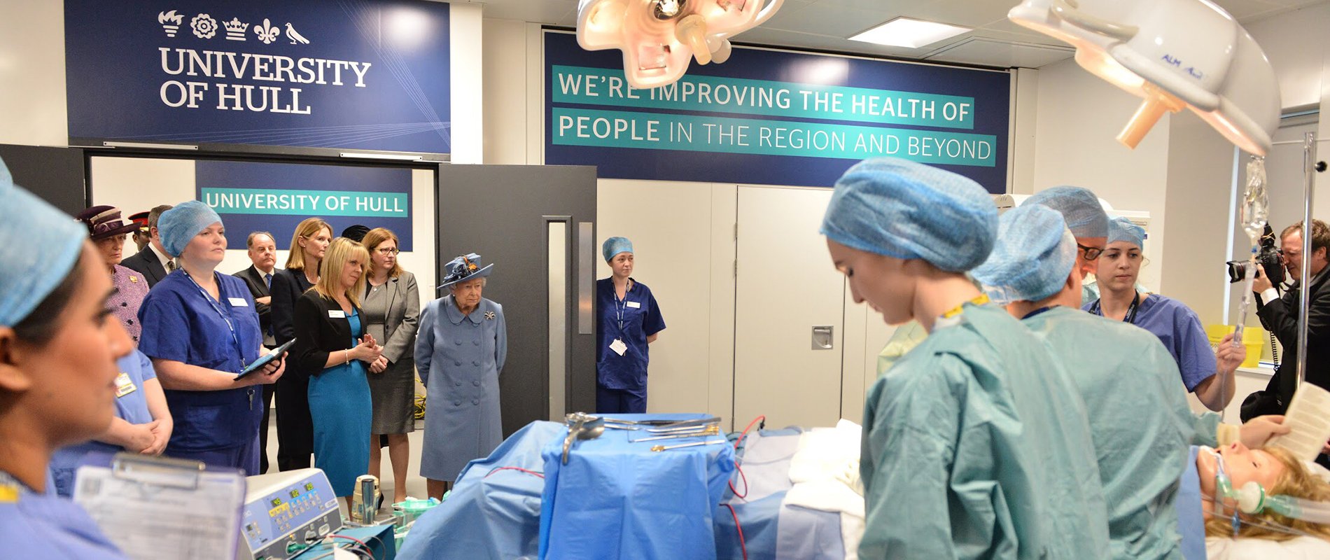 Royal visit to the Allam Medical building