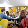 Students studying in BJL library