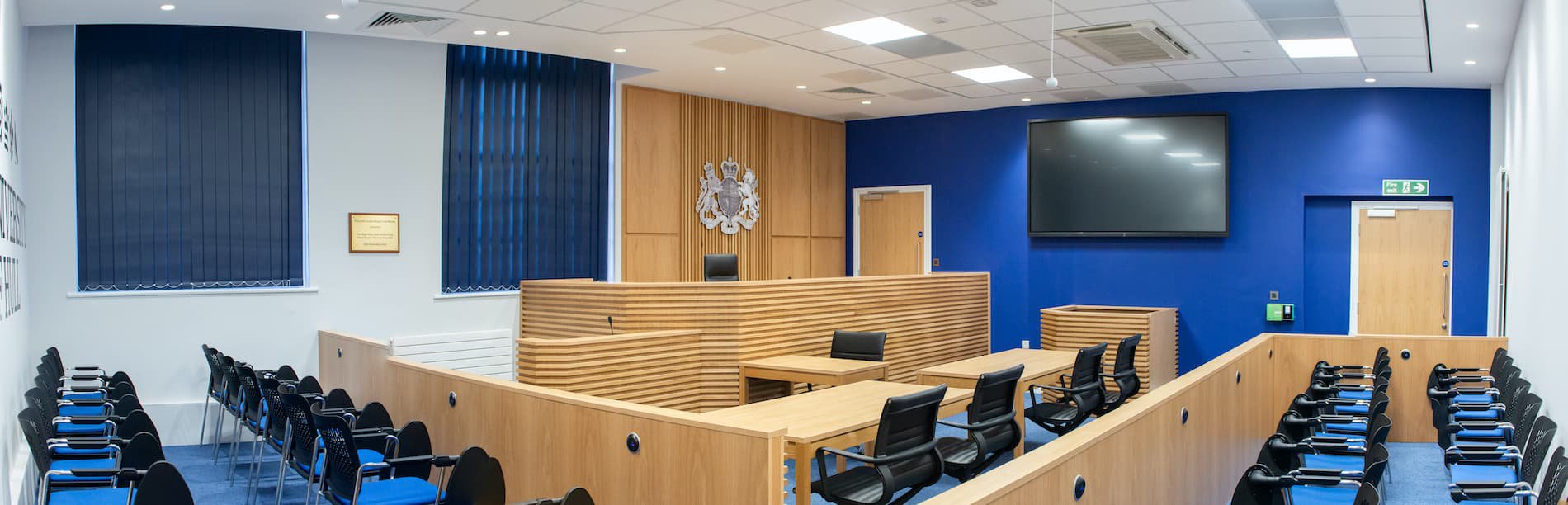Law mock courtroom