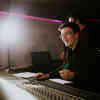 Alex Dexter Mills at the control desk of our Duality Recording Studio