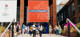 Campus Visit - Offer Holders Day - Visitors in front of Library - 37