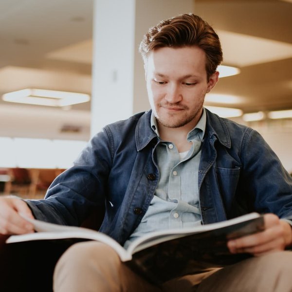 film studies and creative writing keele Ethan Harding in Brynmor Jones Library