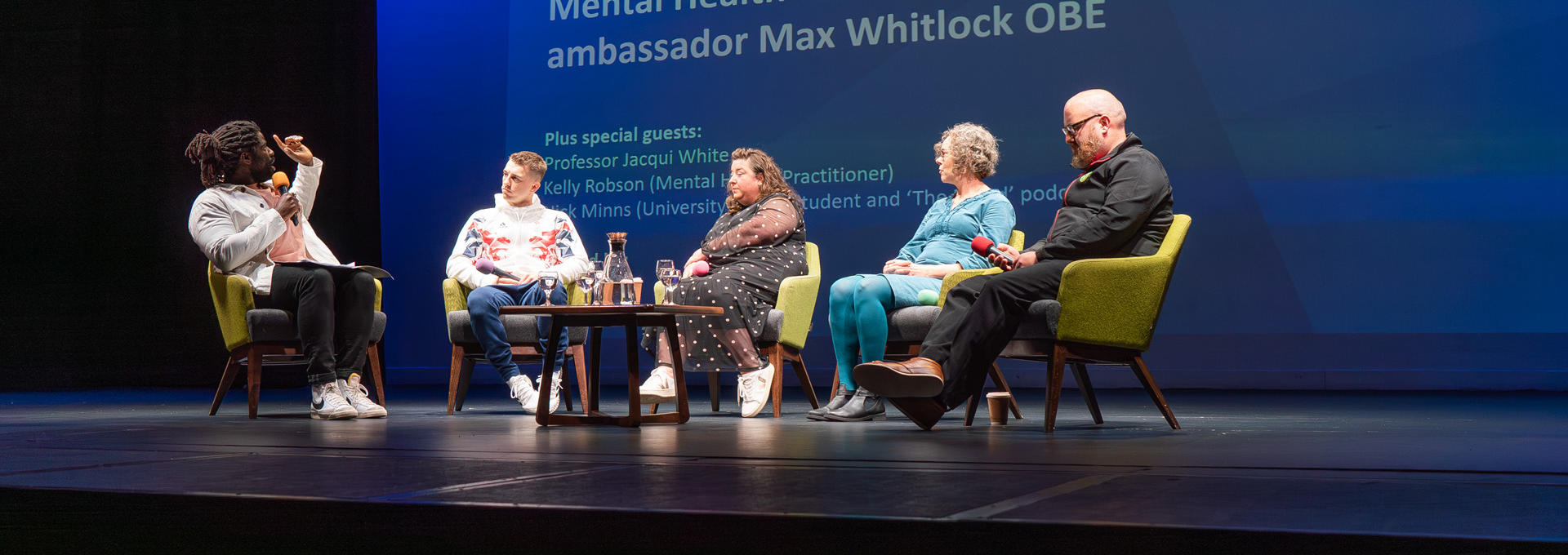 max whitlock and the panel on the stage