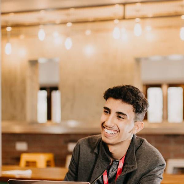 Students studying in Eats