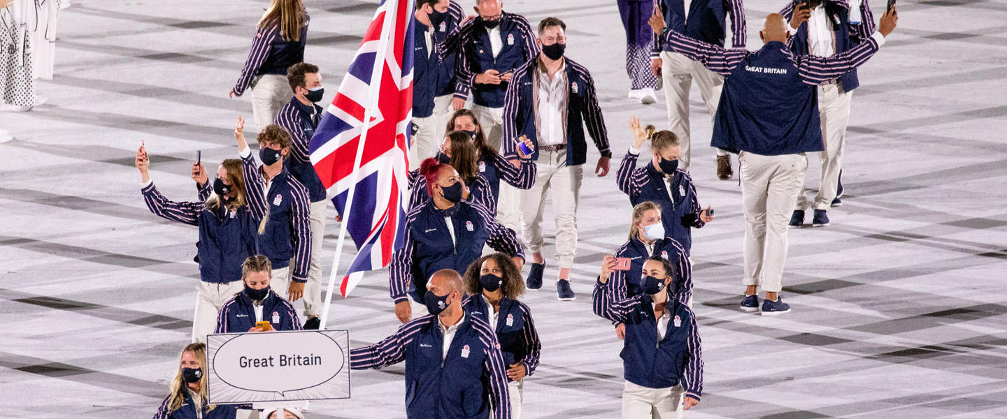 team GB at opening ceremony
