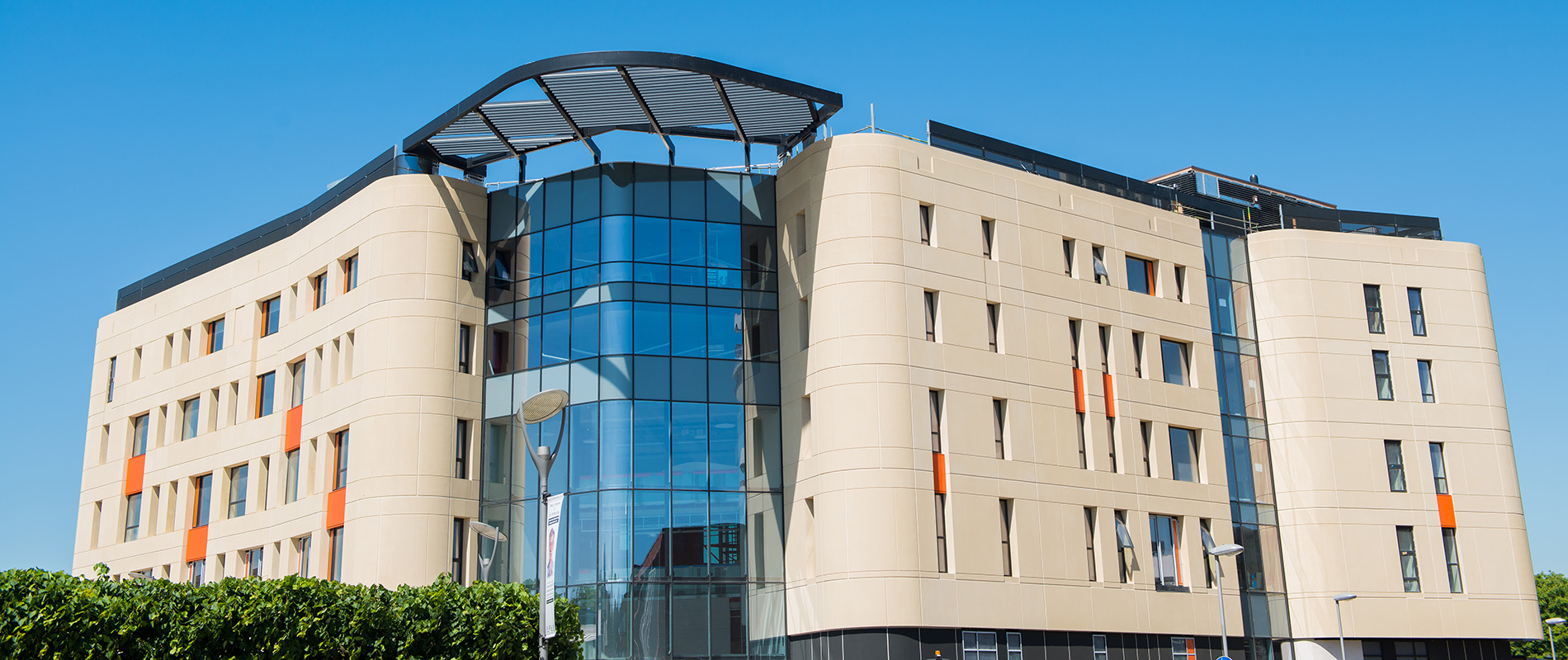 Allam Medical Building Landscape blue sky