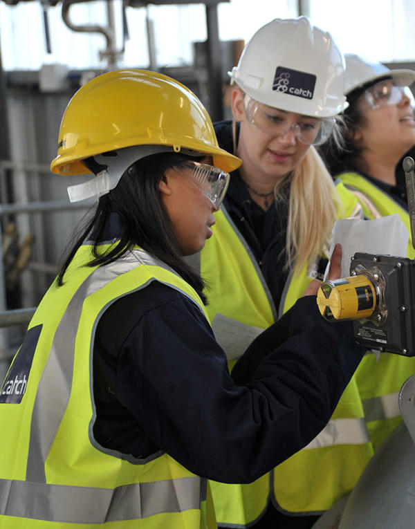Students at the CATCH Facility