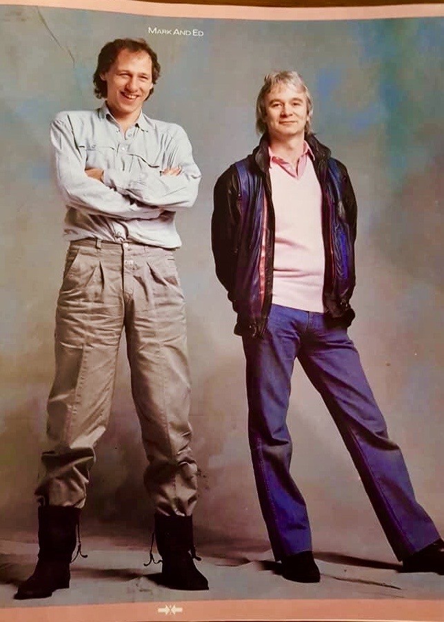 Ed Bicknell with Mark Knopfler