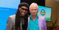 Ed Bicknell with Nile Rodgers