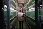 Student pictured in tank room