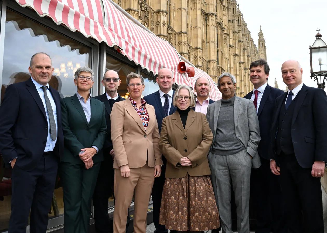 ResearchPlus Launch outside the Houses of Parliament