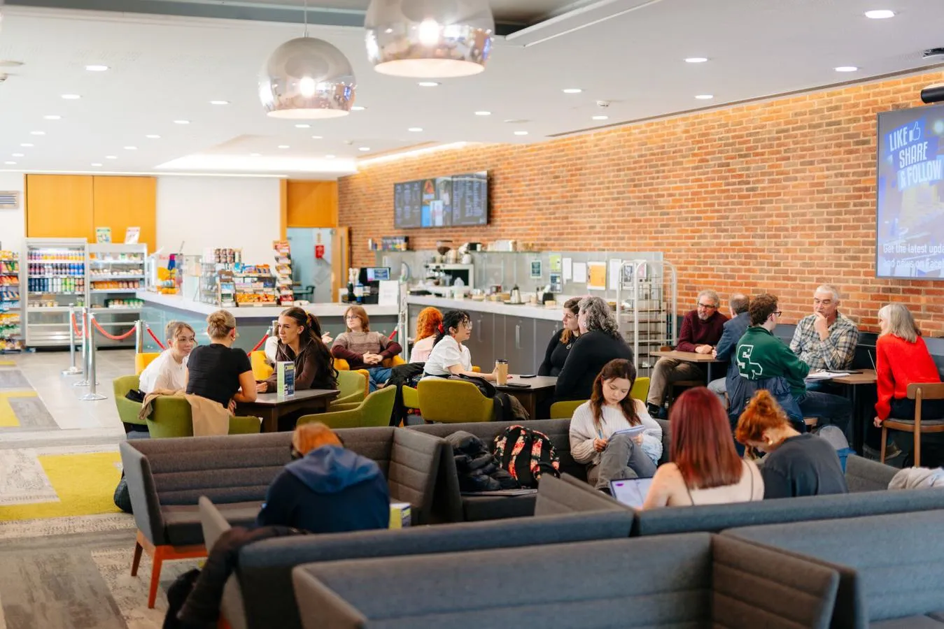 Arts café on campus at the University of Hull