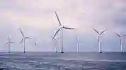 Wind turbines in the ocean