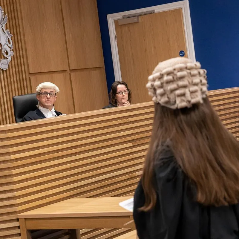 Mock Courtroom Trial at the University of Hull