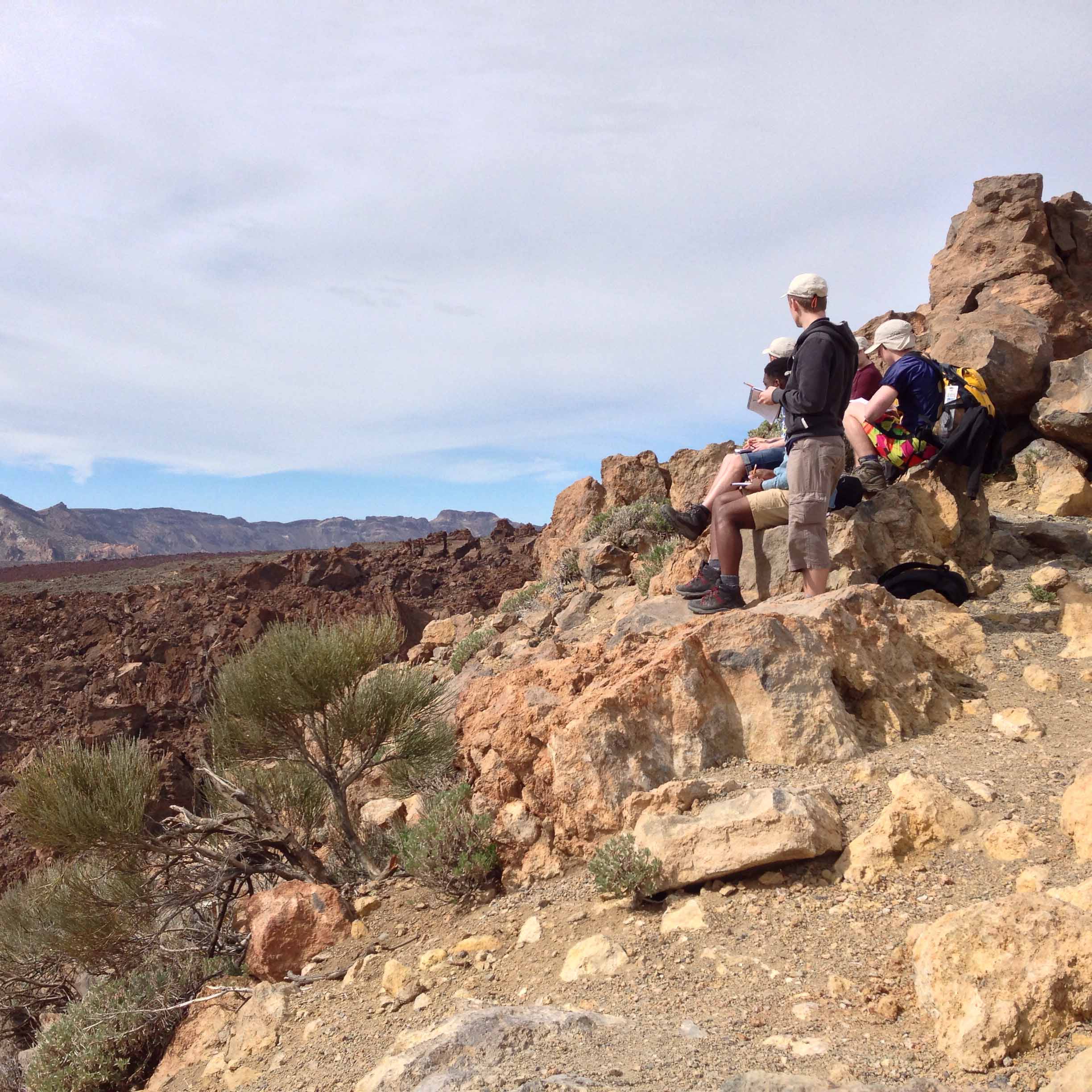 Tenerife Rock - Environmental Sciences field trip at the University of Hull
