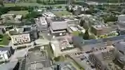 An aerial view of the University of Hull campus