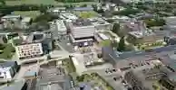 An aerial view of the University of Hull campus