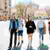 University of Hull Geography field trip students in Barcelona