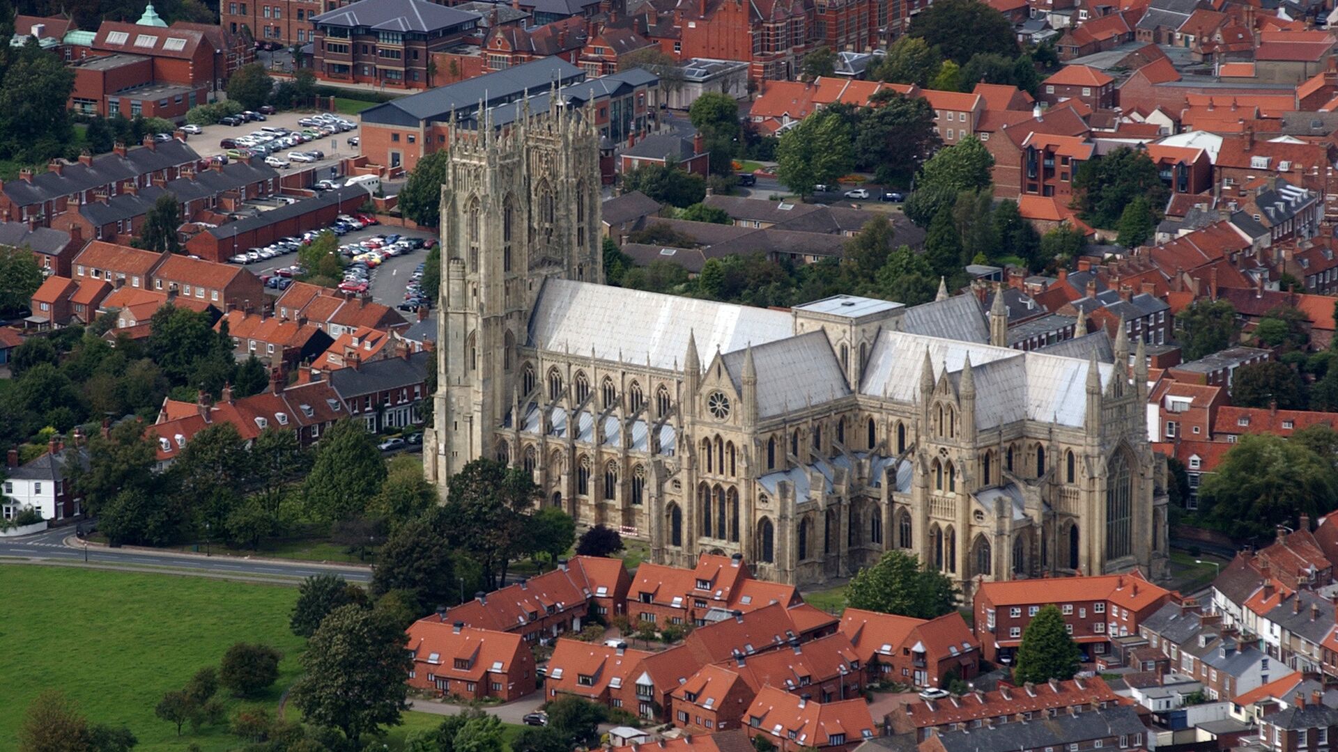 beverley minster aerial view