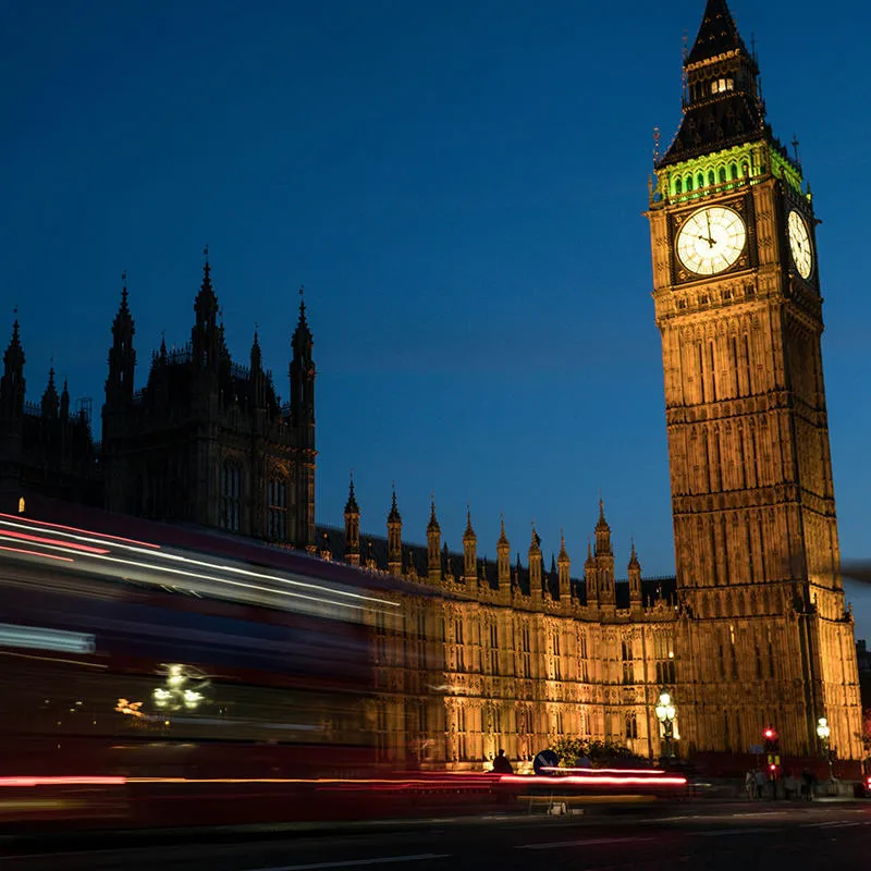 Big Ben and the Houses of Parliament at dusk