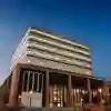 Brynmor Jones Library at Dusk at the University of Hull