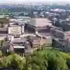 Arial shot of campus
