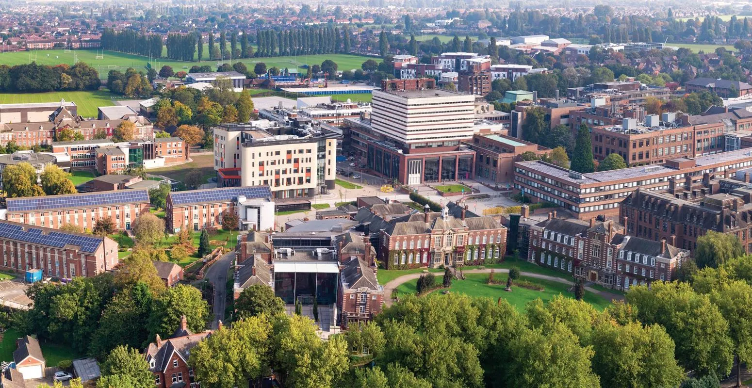 Campus Aerial from Cottingham Road Panoramic