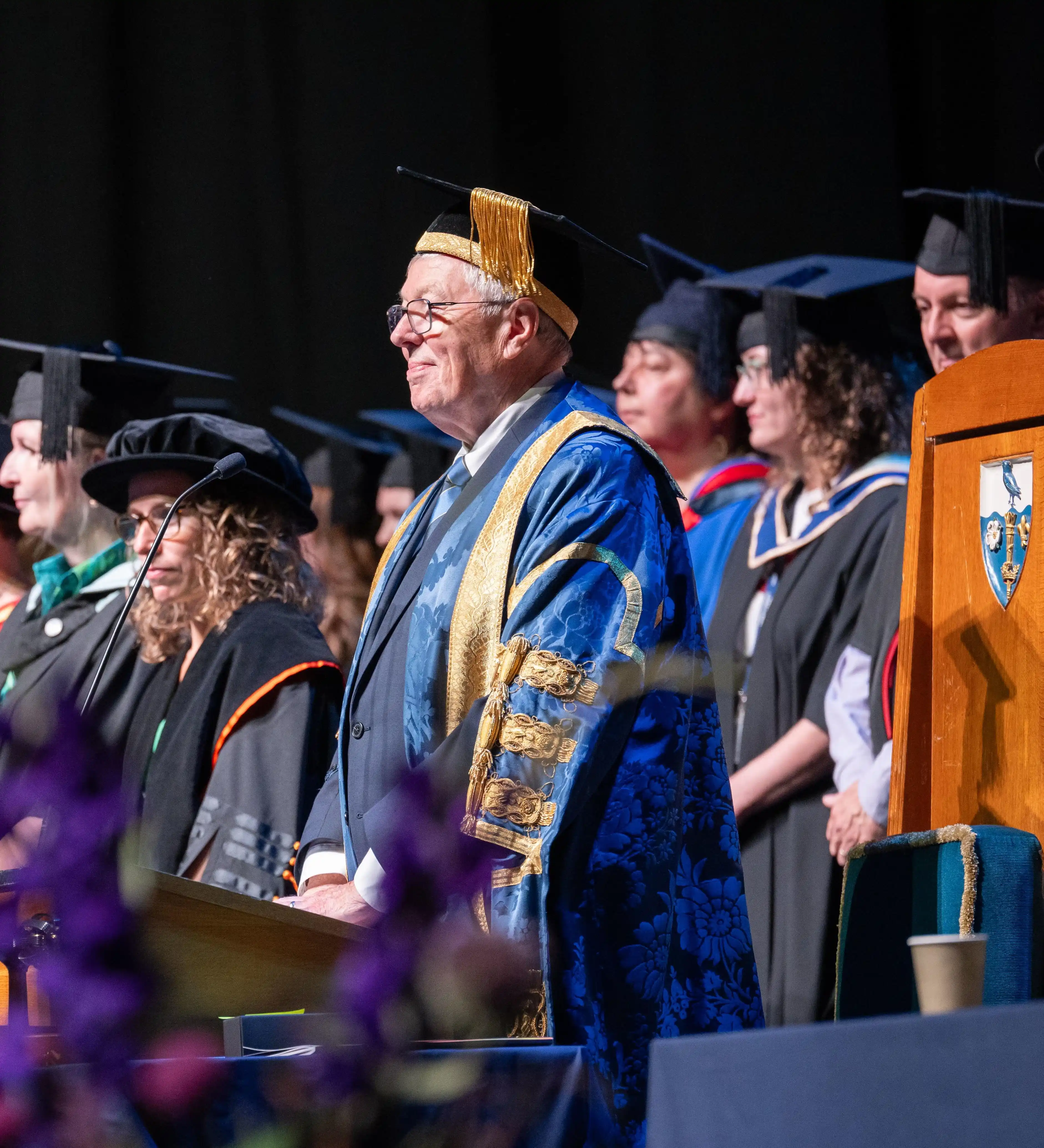 Rt Hon. Alan Johnson presides over a graduation ceremony as our Chancellor
