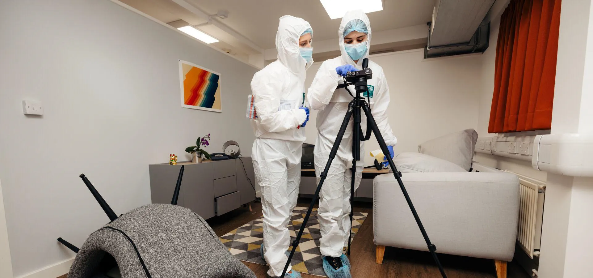 Professional Policing Crime Scene Room at the University of Hull