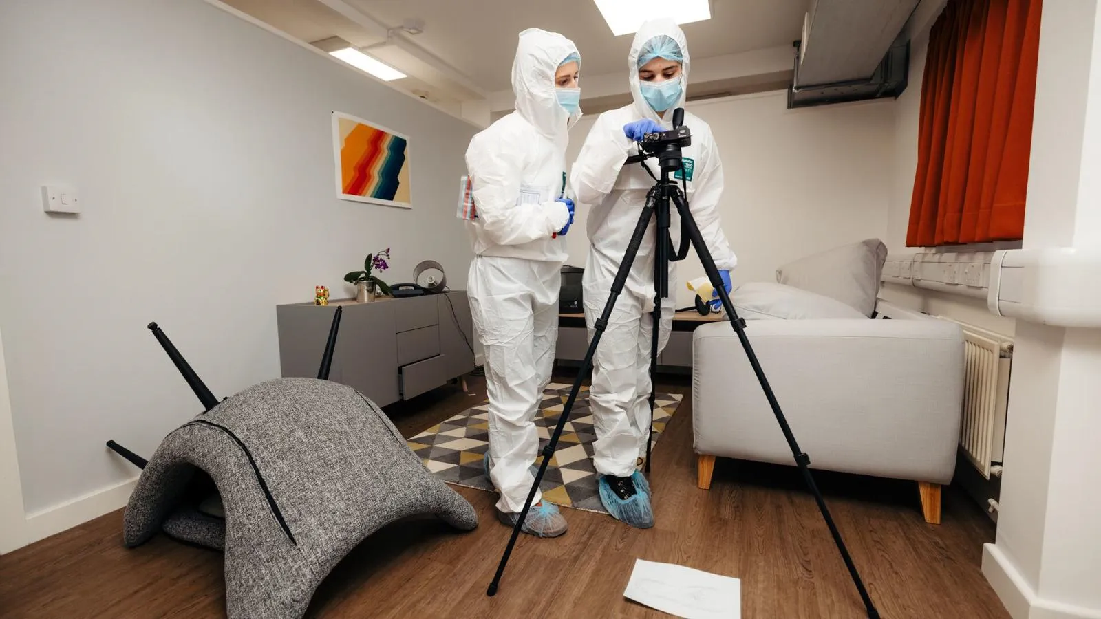 Professional Policing Crime Scene Room at the University of Hull
