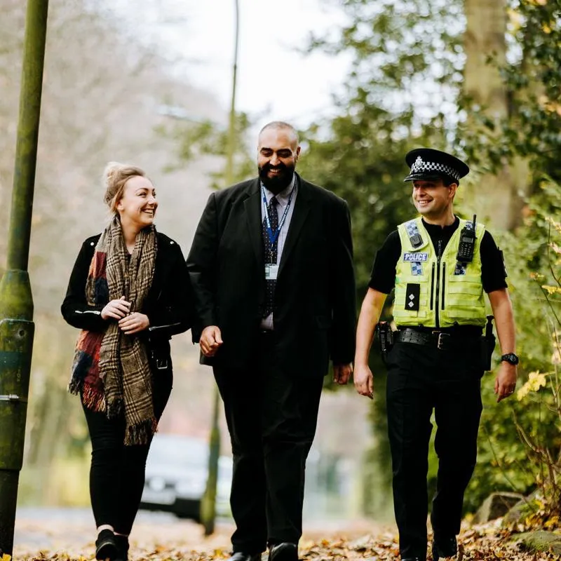 Criminology Student Megan Witty with Humberside Police