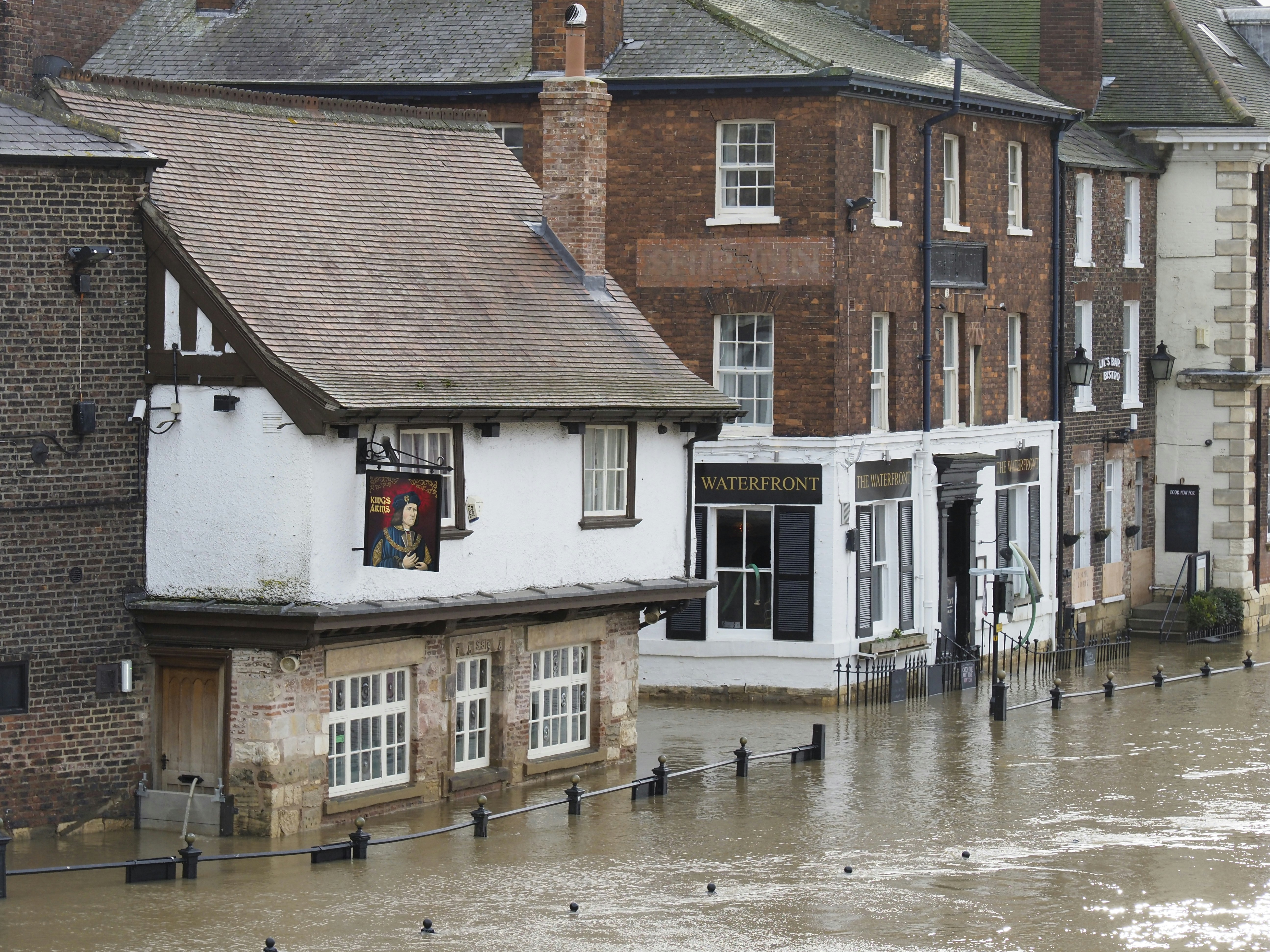 Photo of a flooded street