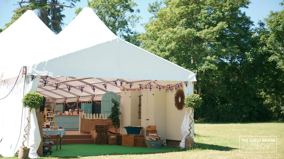 The Great British Bake Off tent