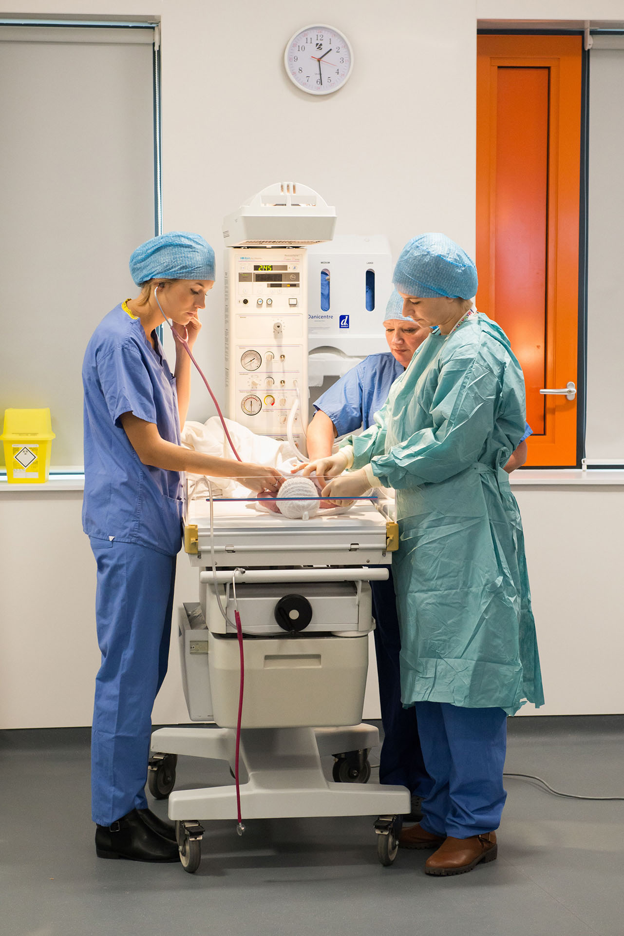 A group of midwifery students