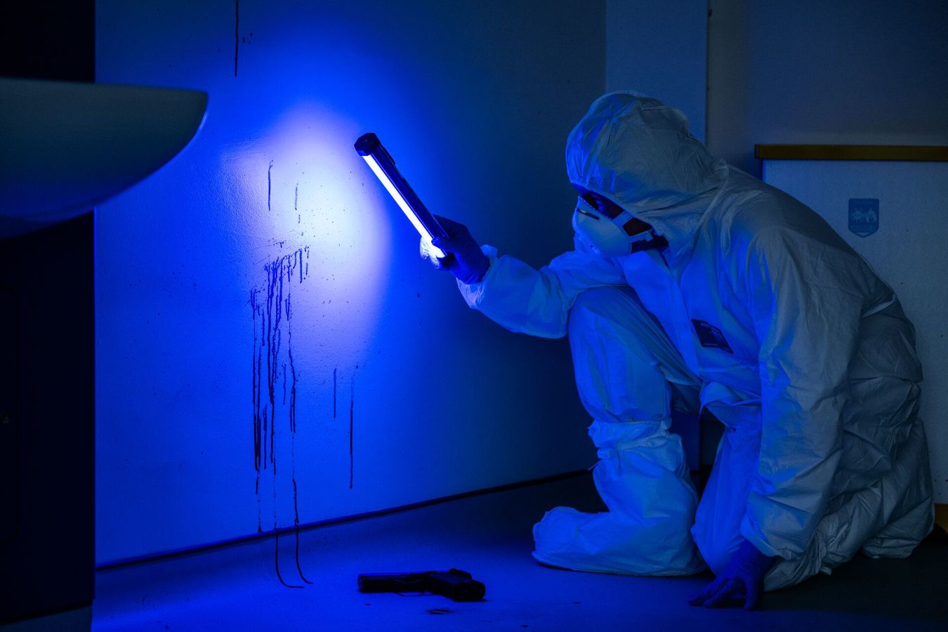 Forensic Science Blood Pattern Analysis Room at the University of Hull