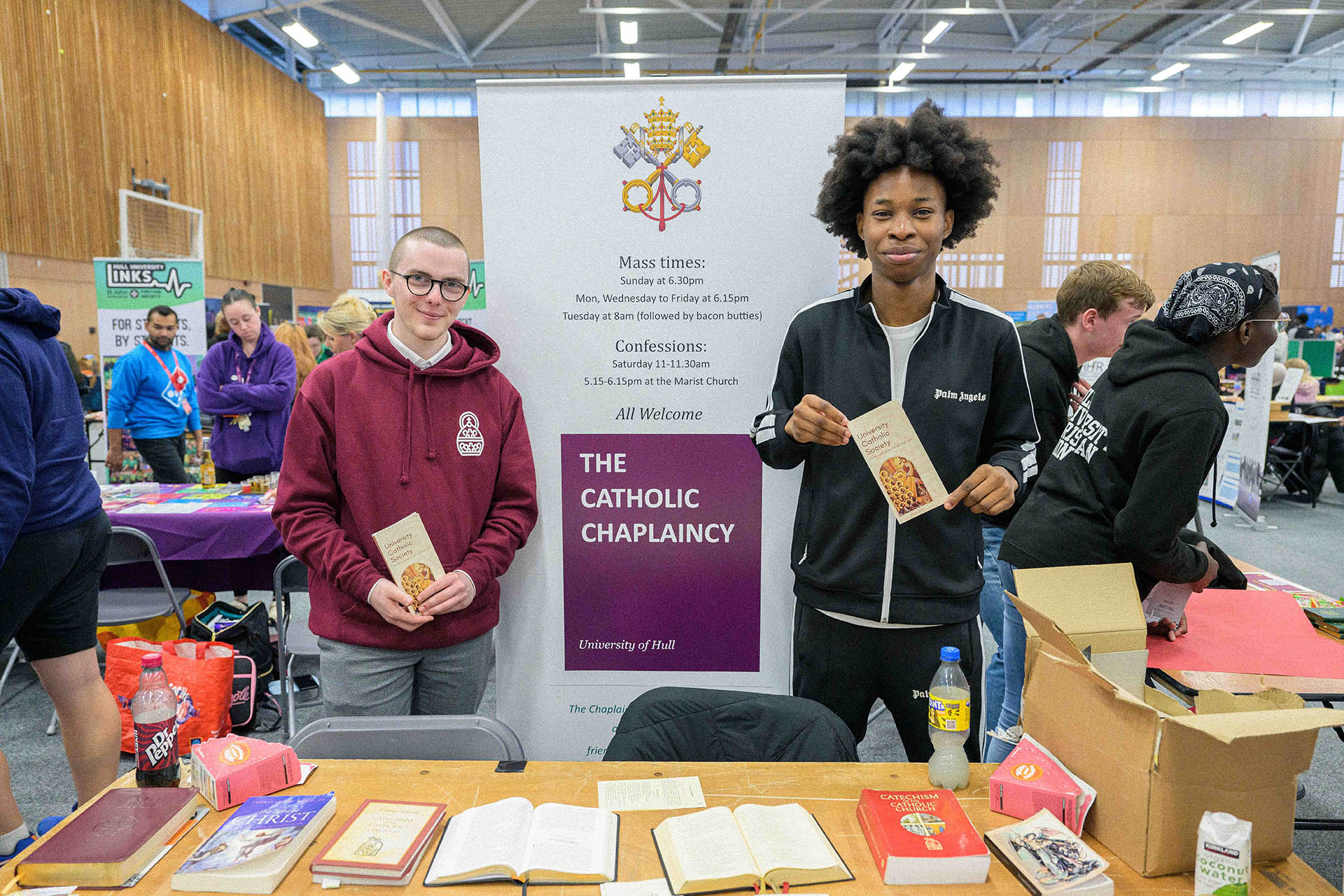 The Catholic Chaplaincy at the Freshers fair
