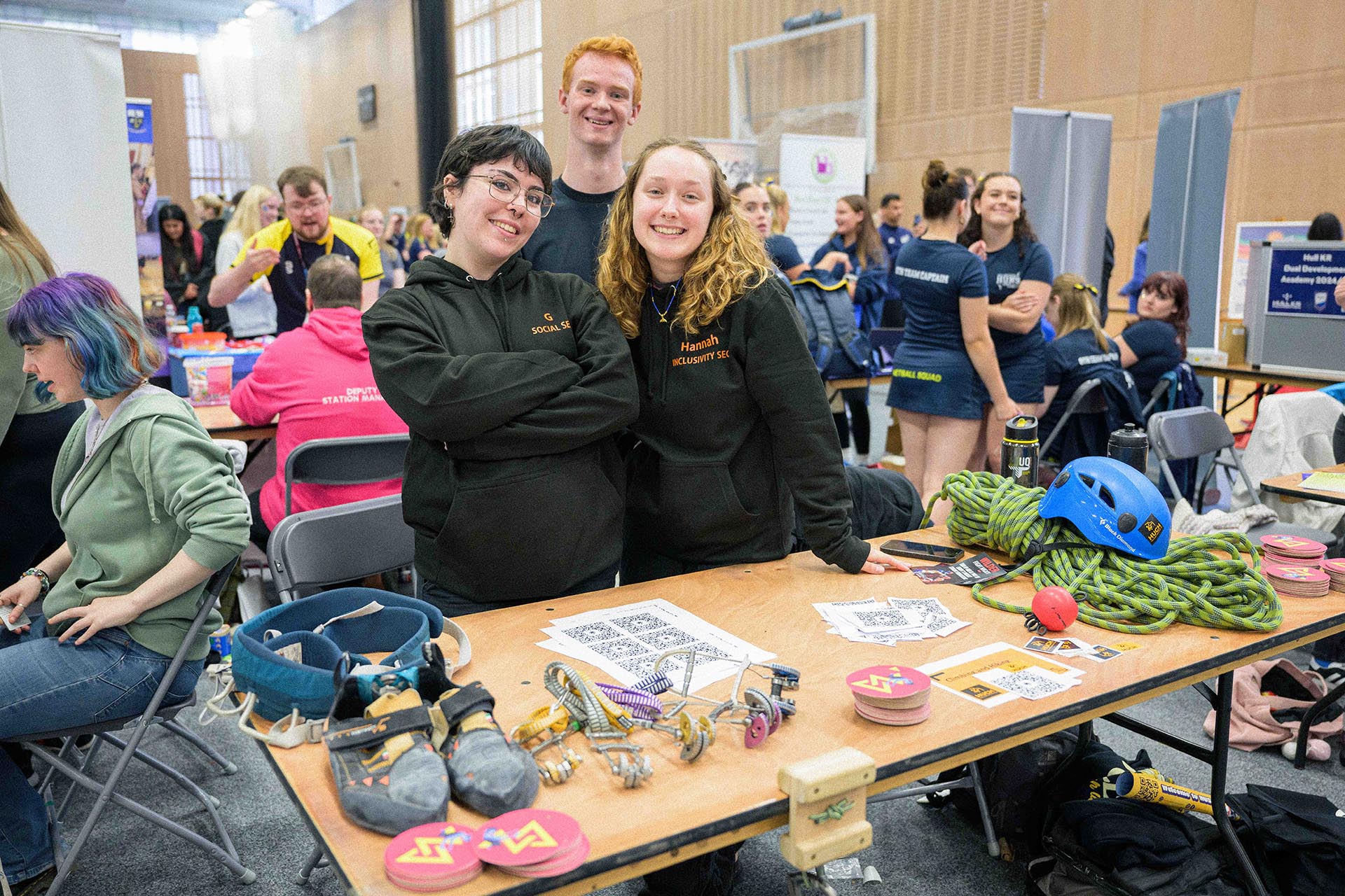 Climbing Society at the Freshers Fair