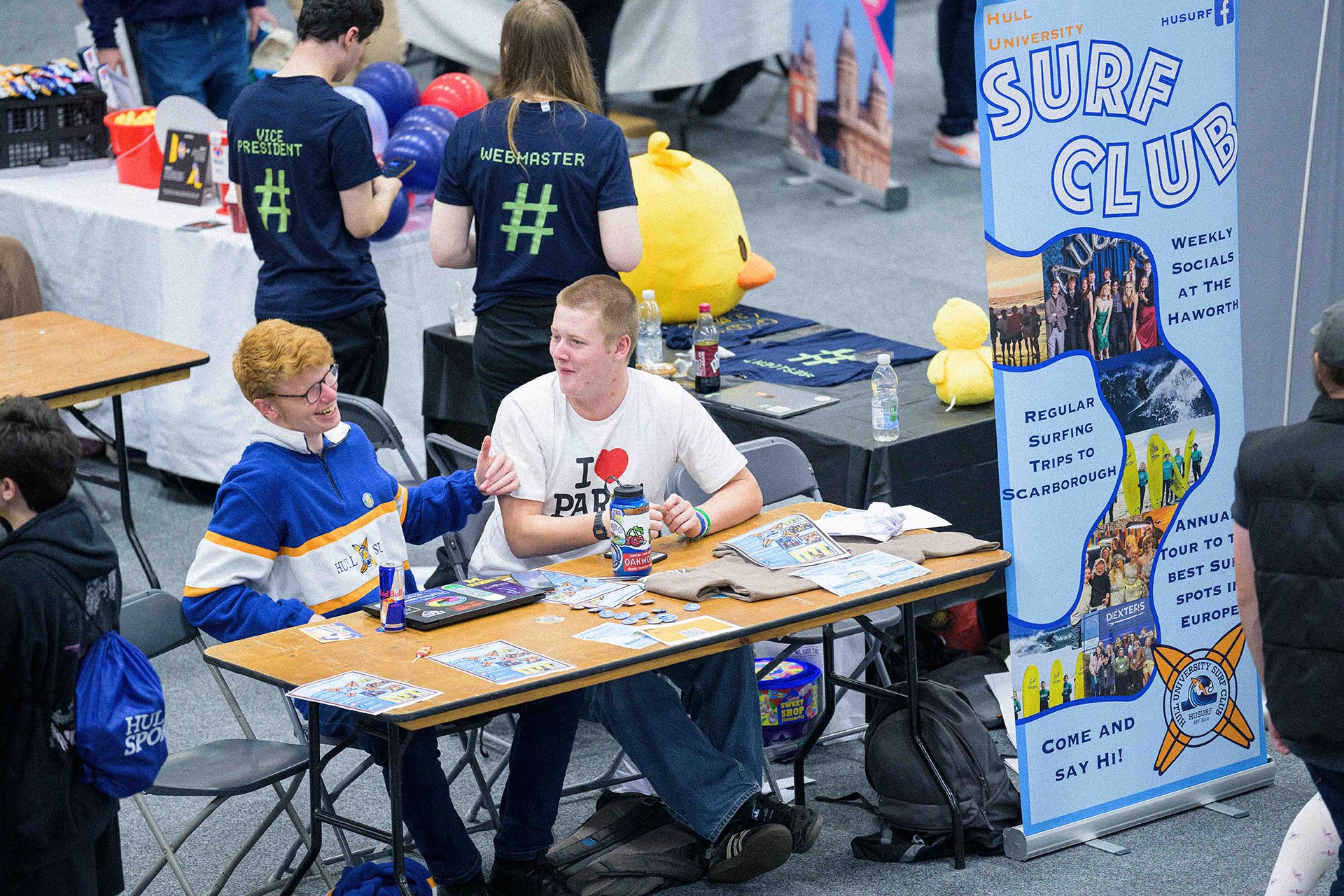 Surf Club at the Freshers Fair