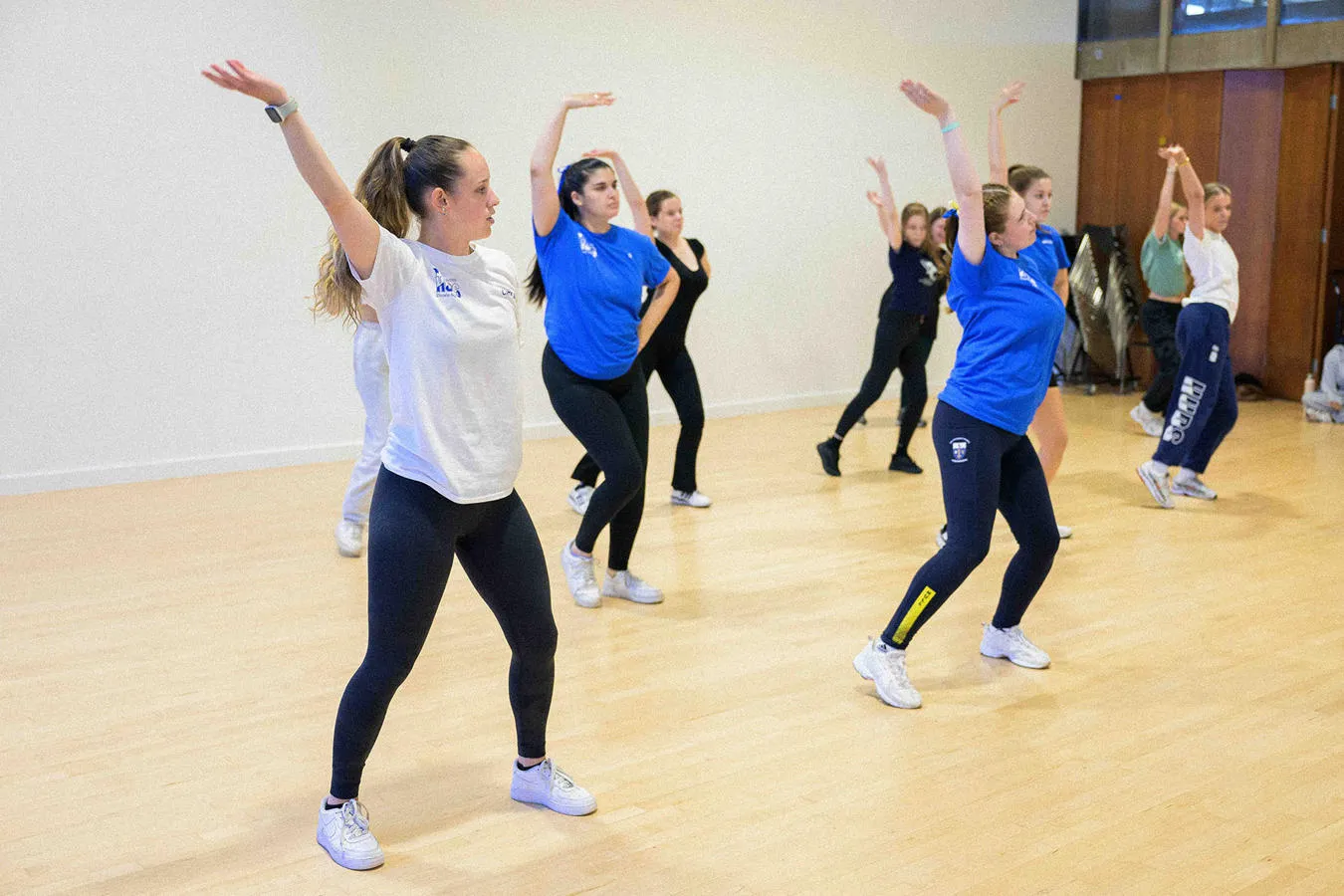 Dancing in the Group Fitness Studios 